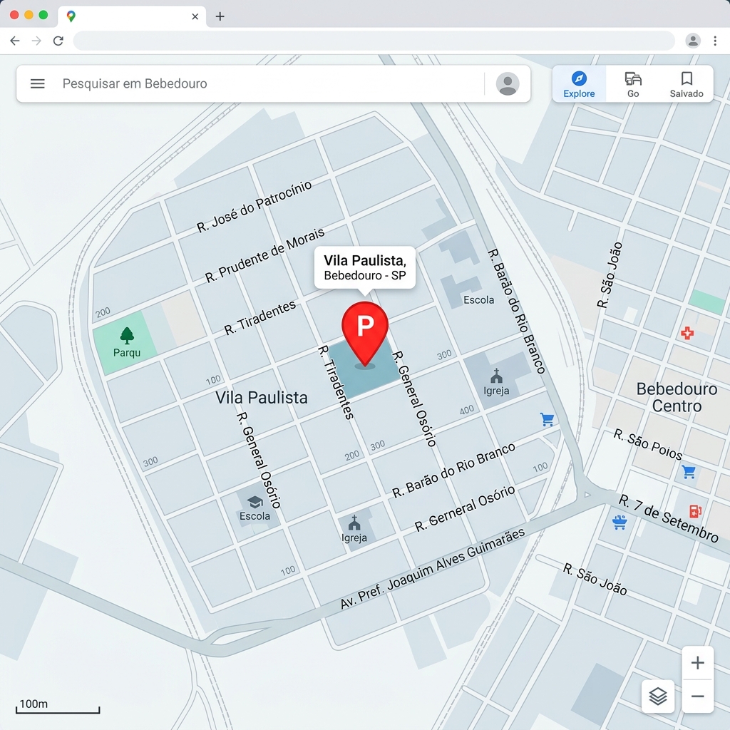 Mapa da Filial - Bebedouro SP